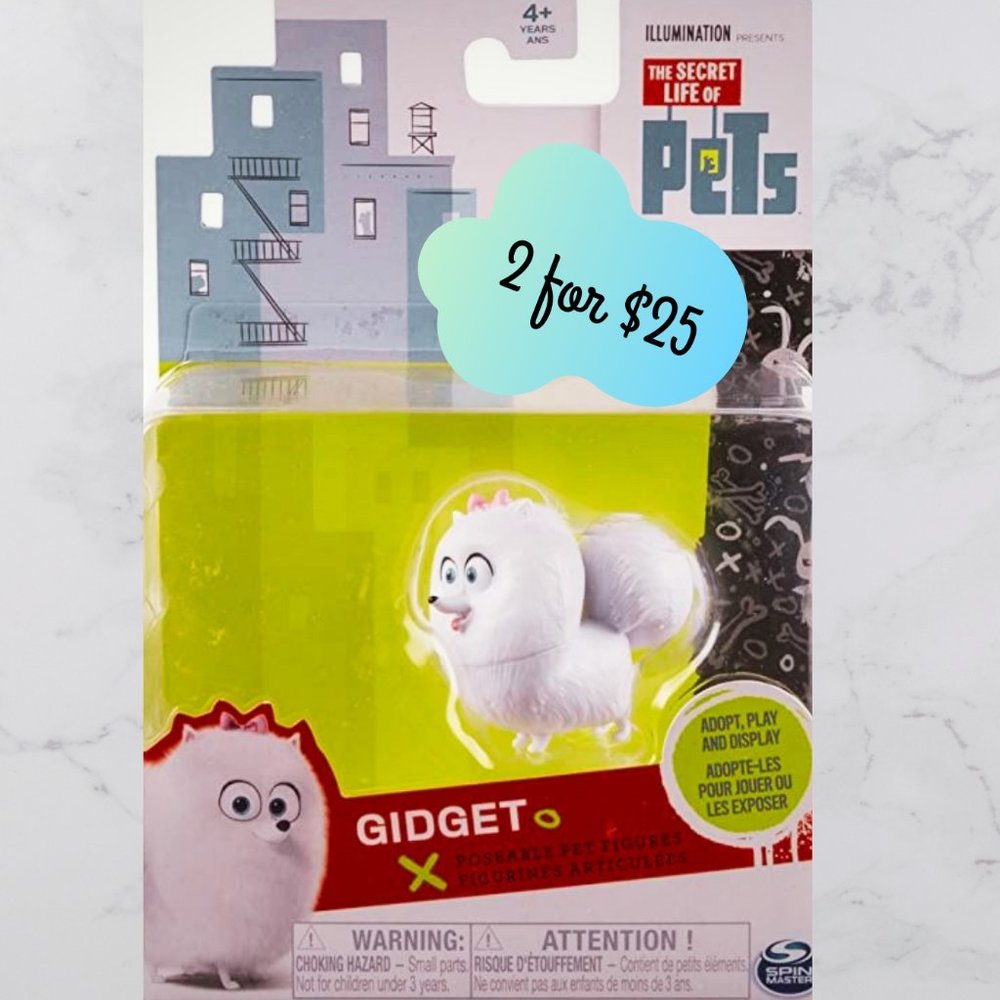 NWOT Life With Pets Posable Gidget Figurine